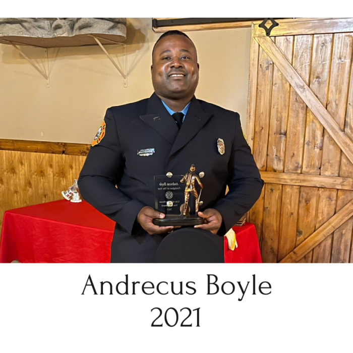 FF of the year 2021 Andrecus Boyle