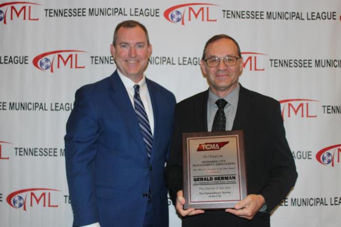 City Administrator Gerald Herman Awarded TCMA City Manager of the Year